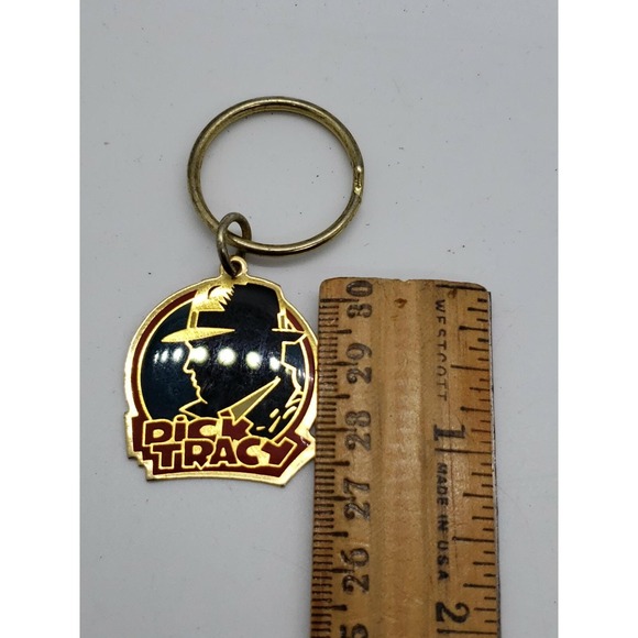 1990's Disney Dick Tracy‎ Movie keychain - Picture 3 of 5